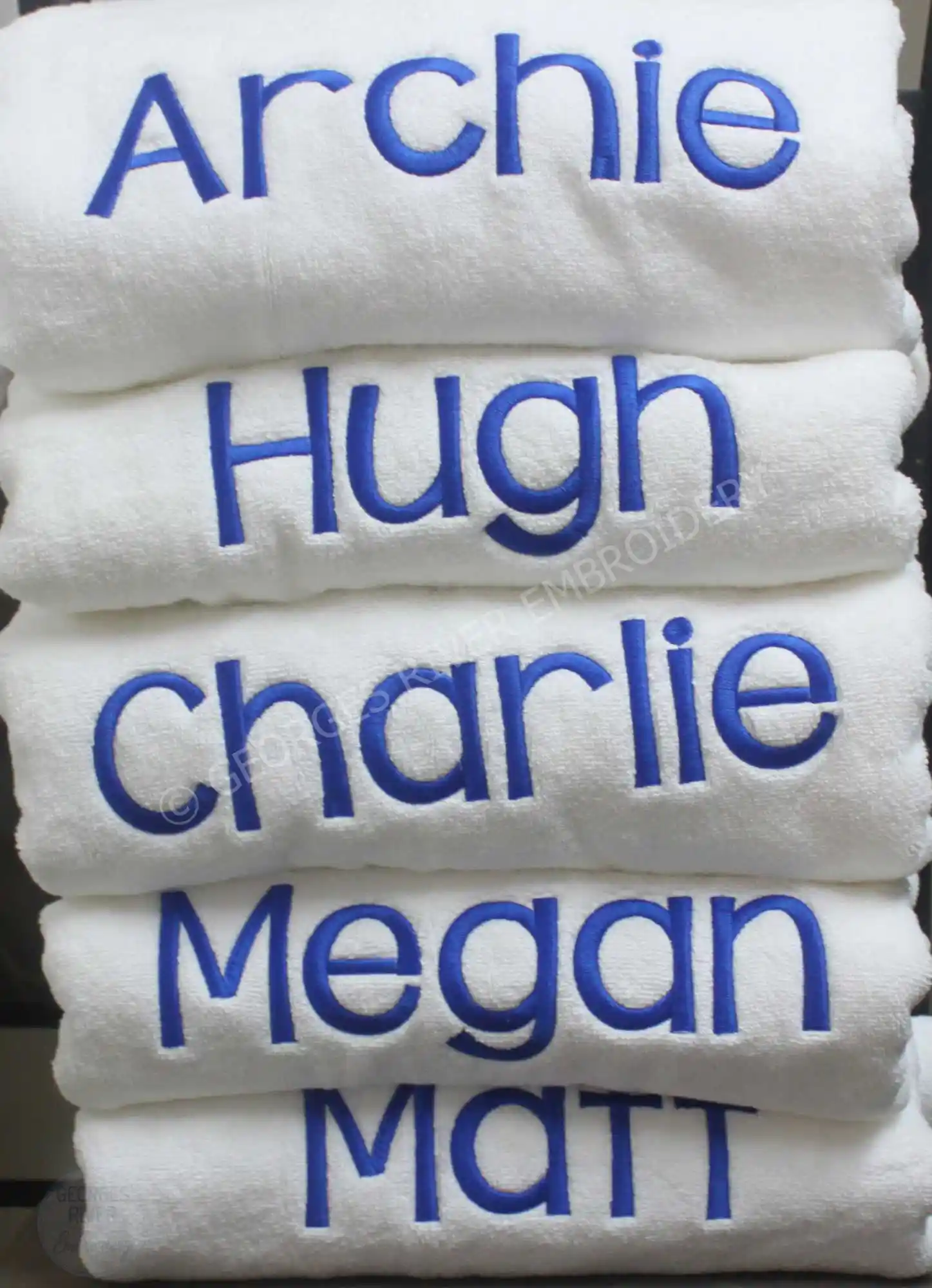 Personalised Embroidered Bath Towel With Name – Soft, Long Lasting and Colour Fast - Image 5