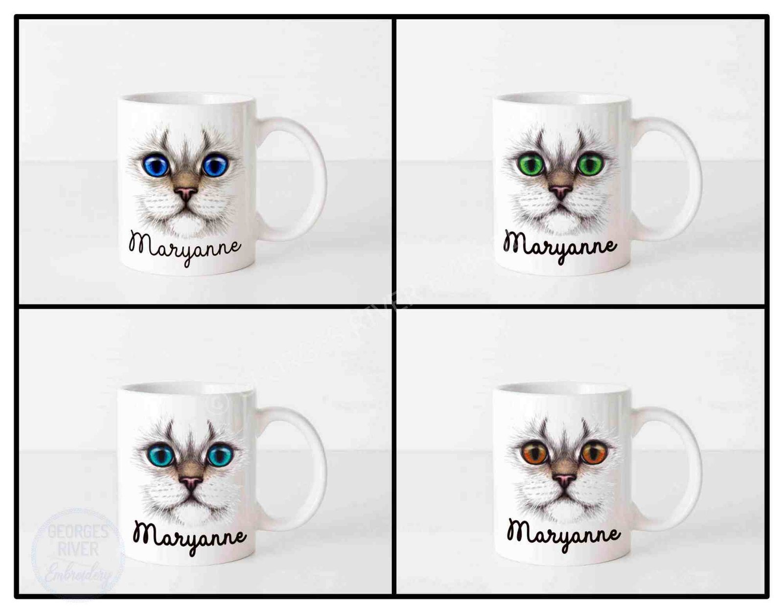Cat Lovers Coffee Mug - Personalised with your name - Image 2