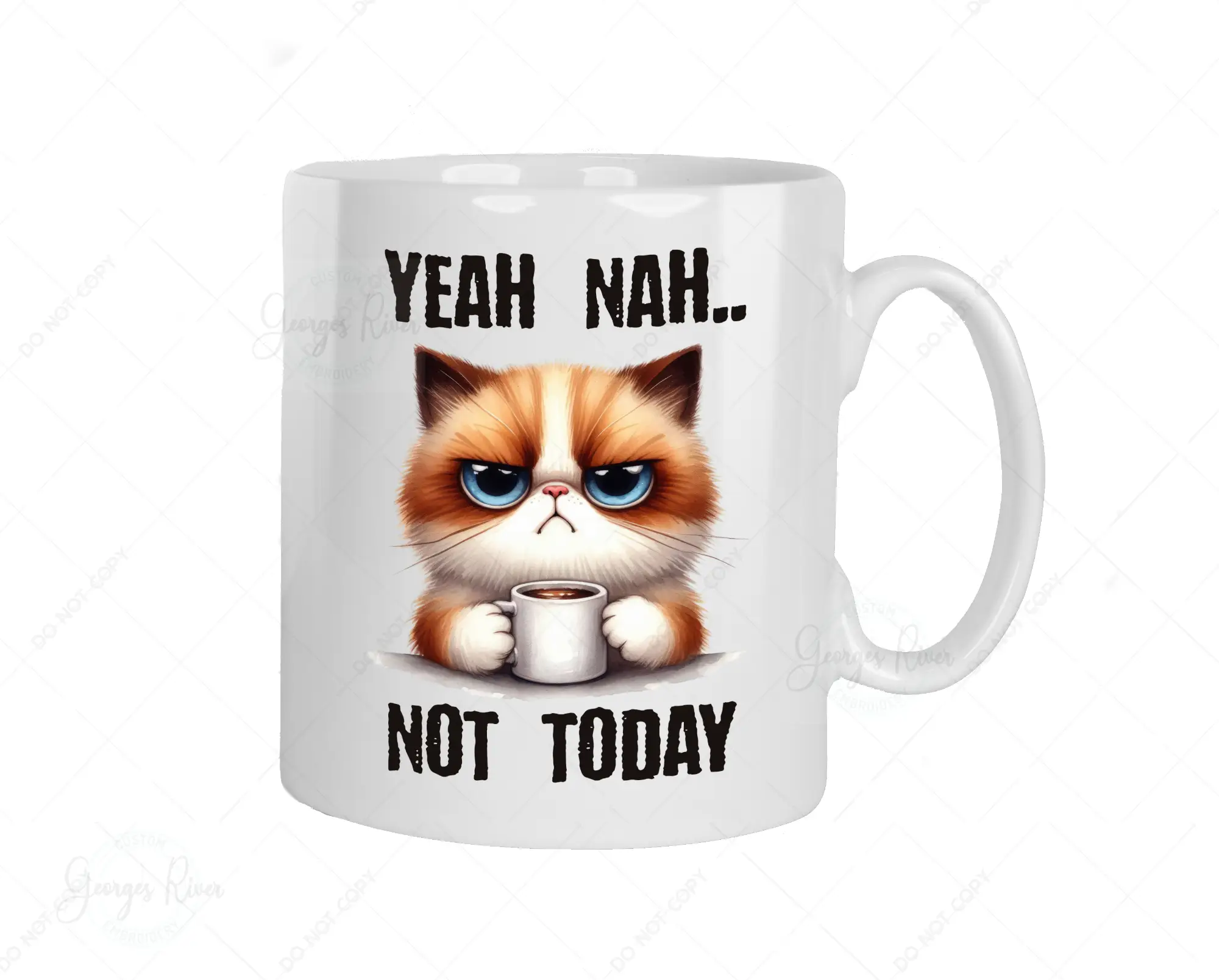 Novelty Funny Coffee Mugs CAT