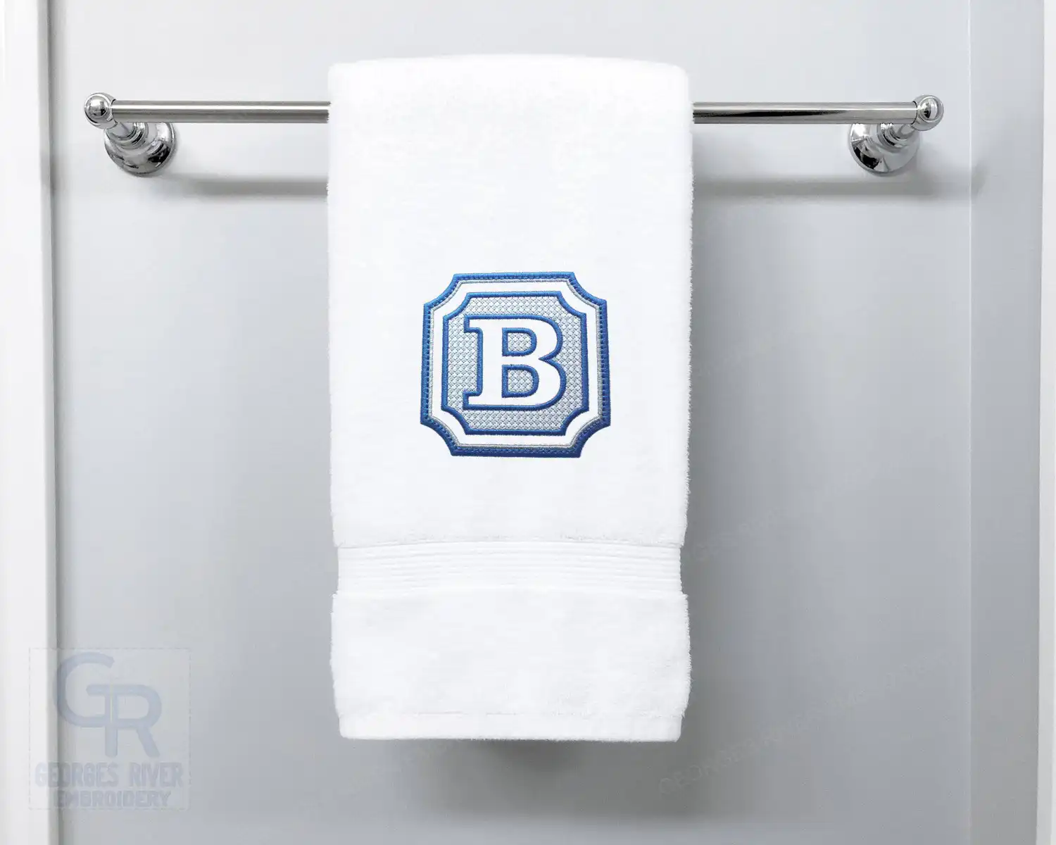 Personalised Monogrammed Bath Towel - Single or Set - Image 2