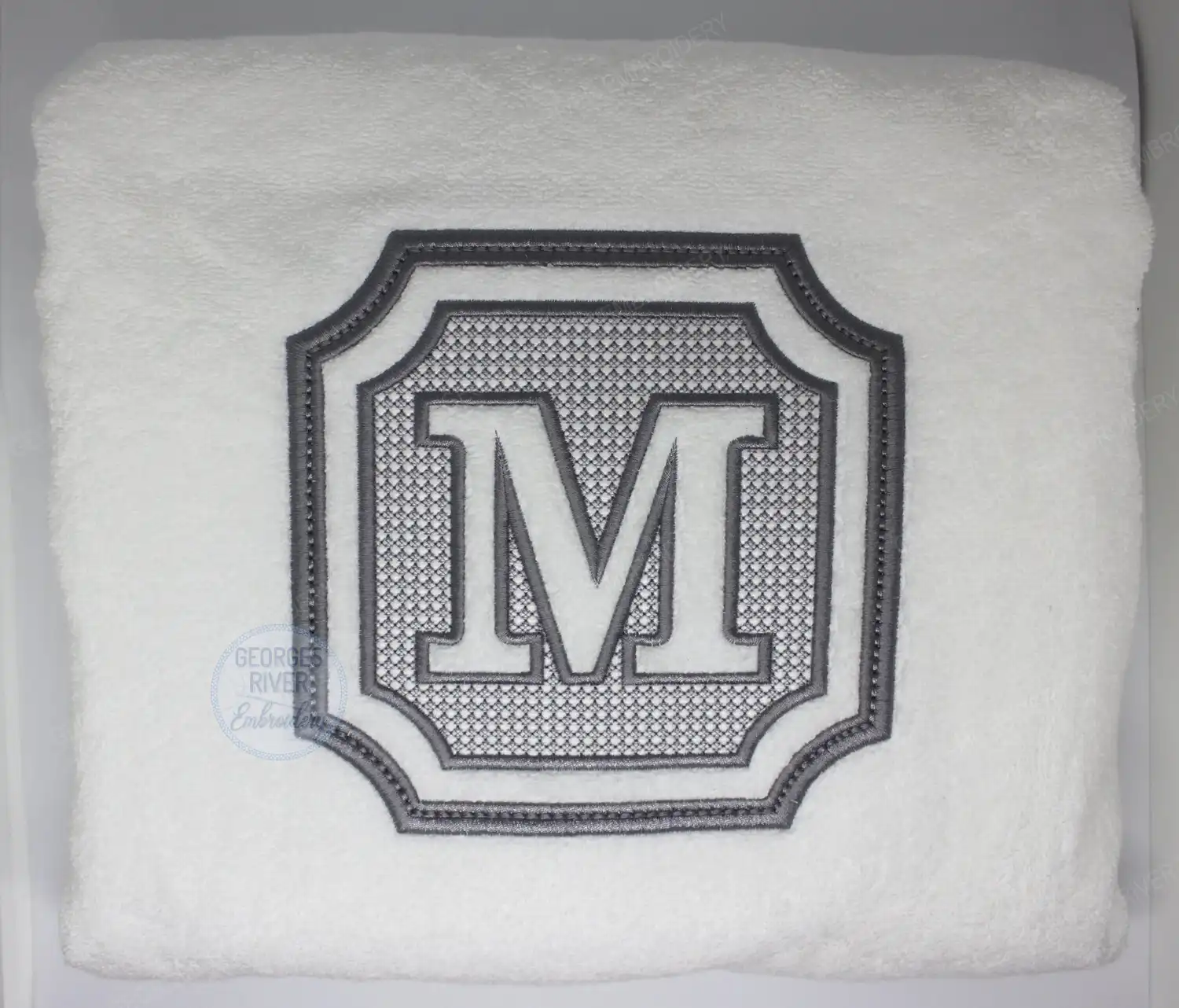 Personalised Monogrammed Bath Towel - Single or Set - Image 3