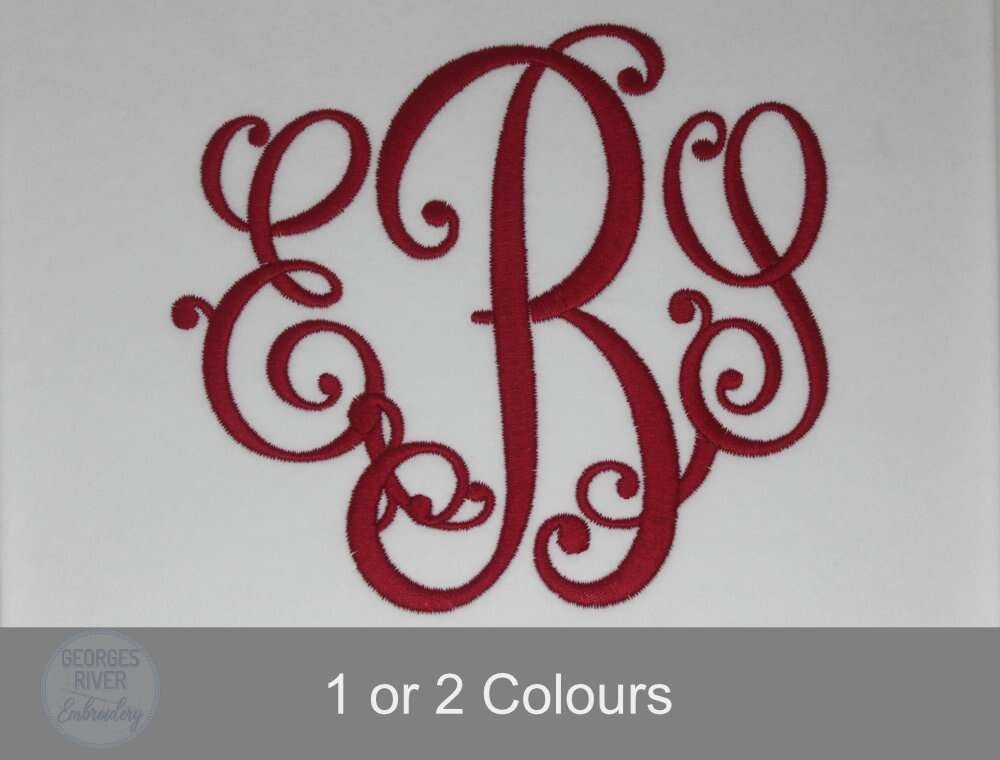 Personalised Monogrammed Bath Towel - Single or Set- 3 Initials - Image 4