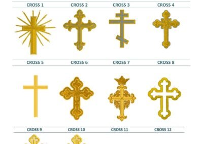 Cross Baptism / Christening Personalized Bath Towel - Cross Name Design